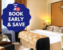 Book your Stay Early*, Pay Now & SAVE up to 30% on our Room Only Rates